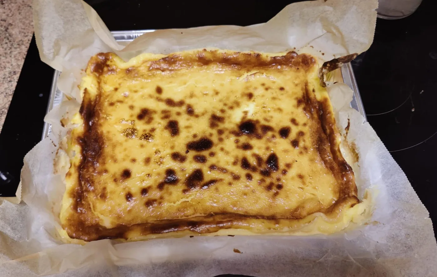 Experimento de tarta de queso de la Viña
